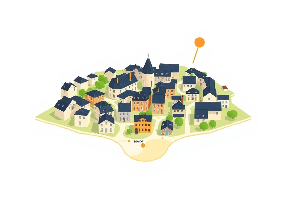 Carte du secteur d'intervention autour de Montesson (78360)